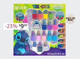 Stitch Tie Dye Nail Art Set