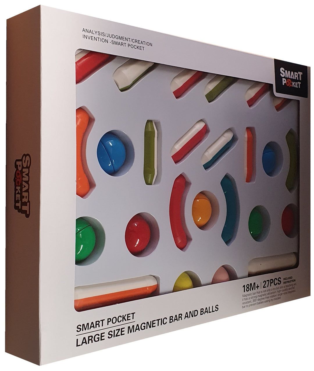 Smart Pocket Magnetic Bar and Ball Set