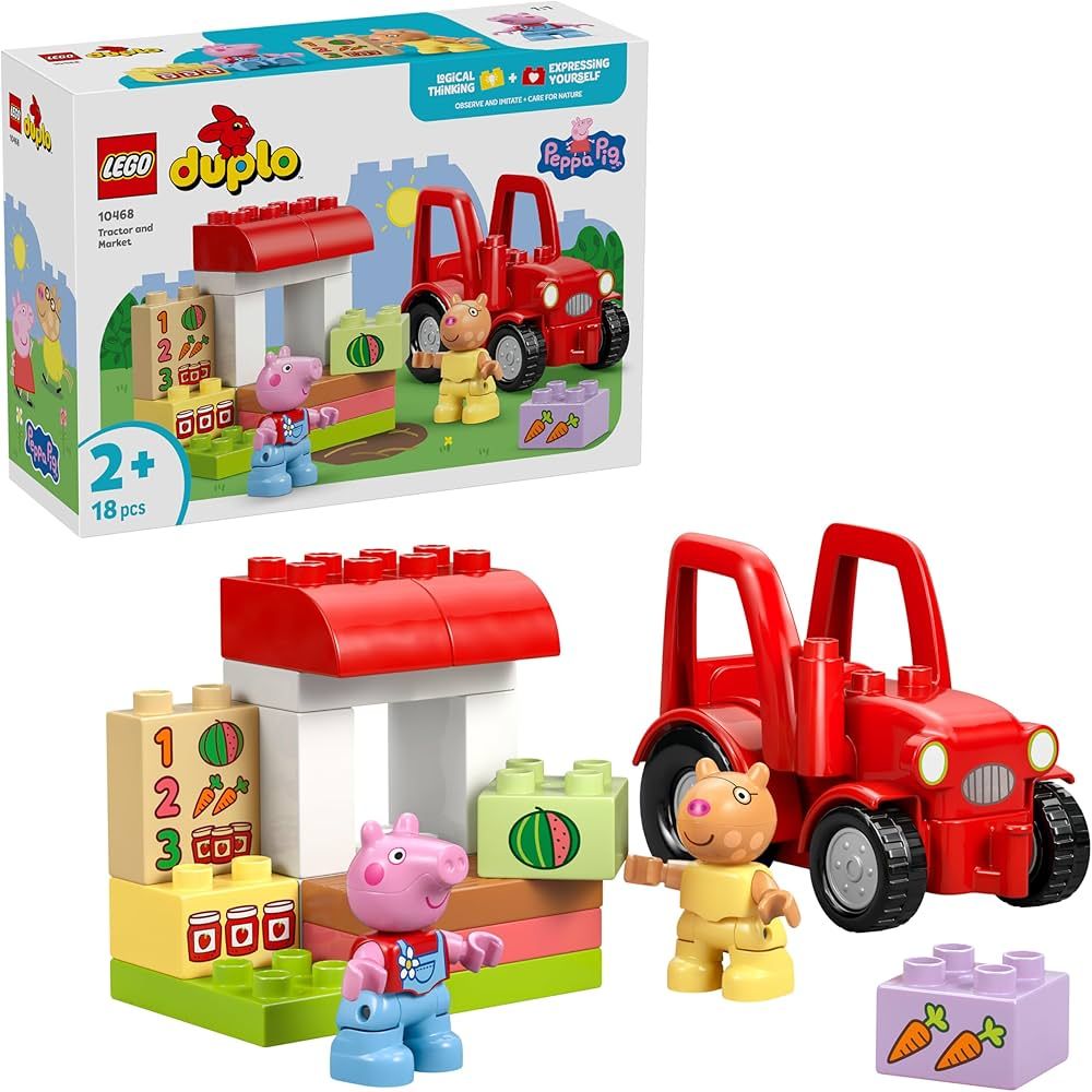 LEGO 10468 PEPPA tractor and Market