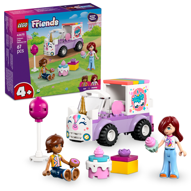 Lego Friends 42675 Unicorn Cake Delivery Car