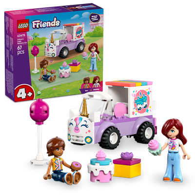 Lego Friends 42675 Unicorn Cake Delivery Car