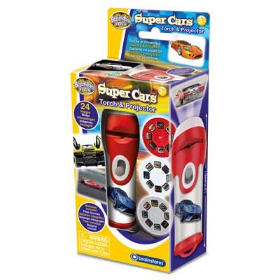 Brainstorm Super Cars Torch and Projector