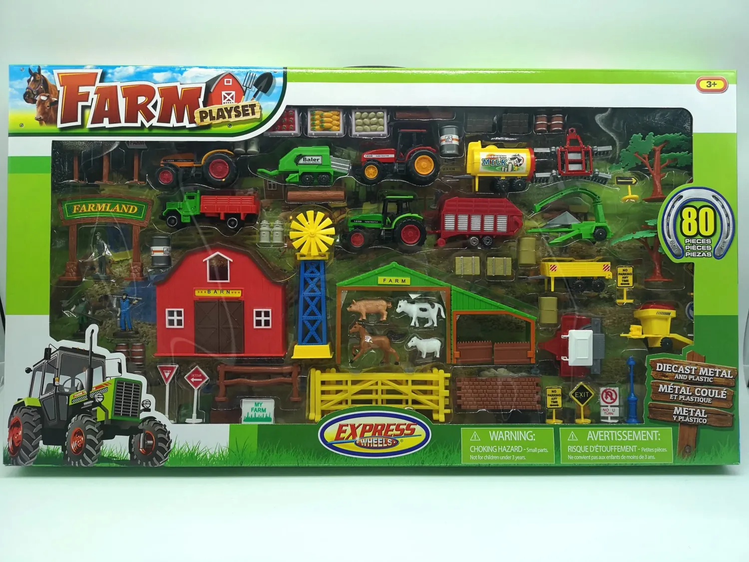 Express Wheels 80 pc Farm Play Set