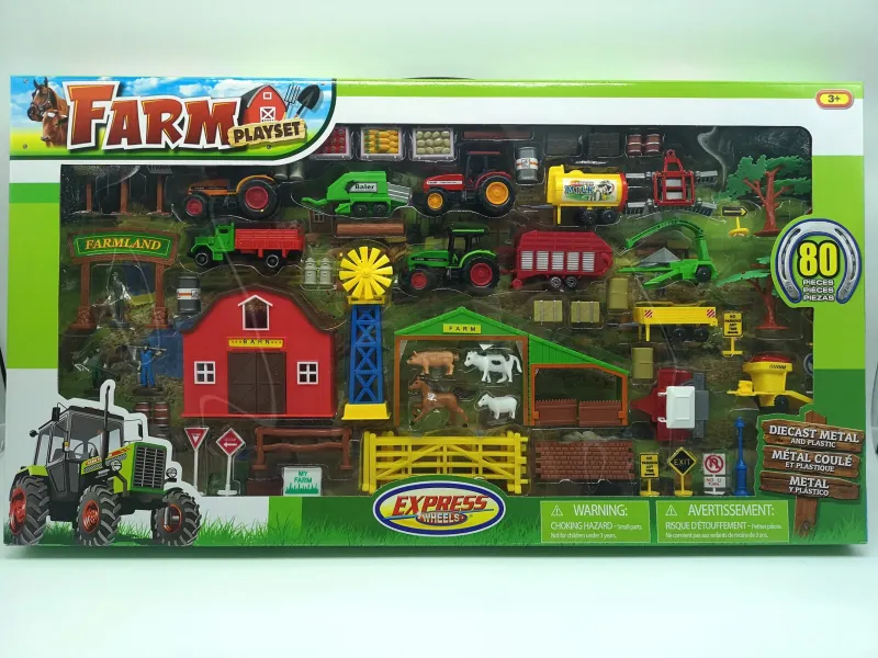 Express Wheels 80 pc Farm Play Set