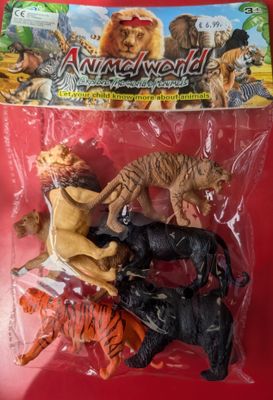 Animal World Wild Animals 6pcs