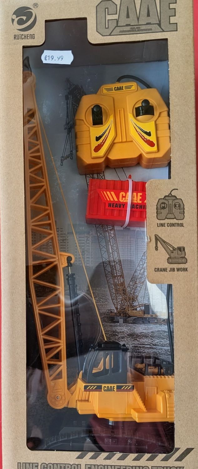 RC Line Control Engineering Truck Crane