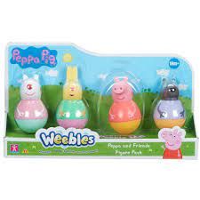 Peppa and Friends Weebles 4 pack
