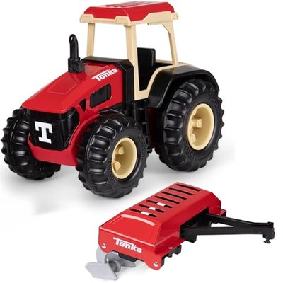 Tonka Steel Classics Tractor and Plough