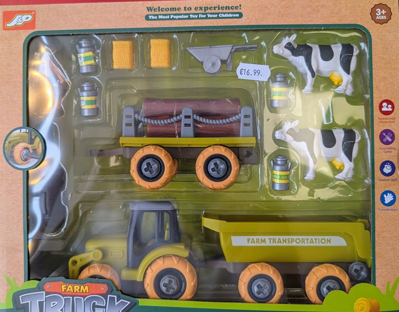 DIY Take Apart Farm Truck Playset