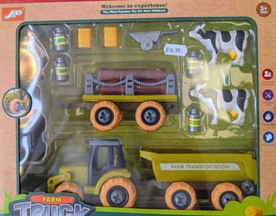 DIY Take Apart Farm Truck Playset