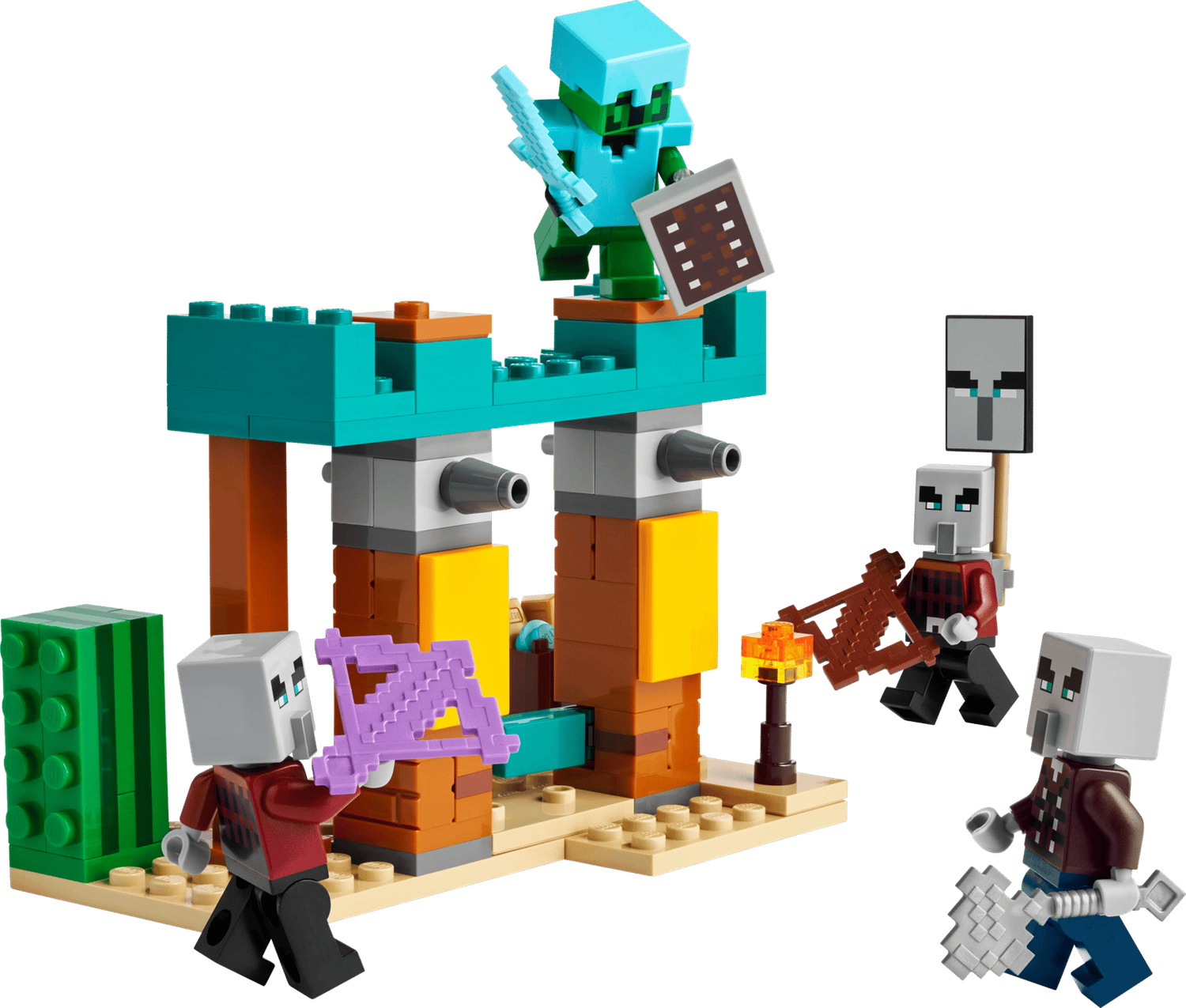 Lego 21267 Minecraft The Illager Desert Patrol