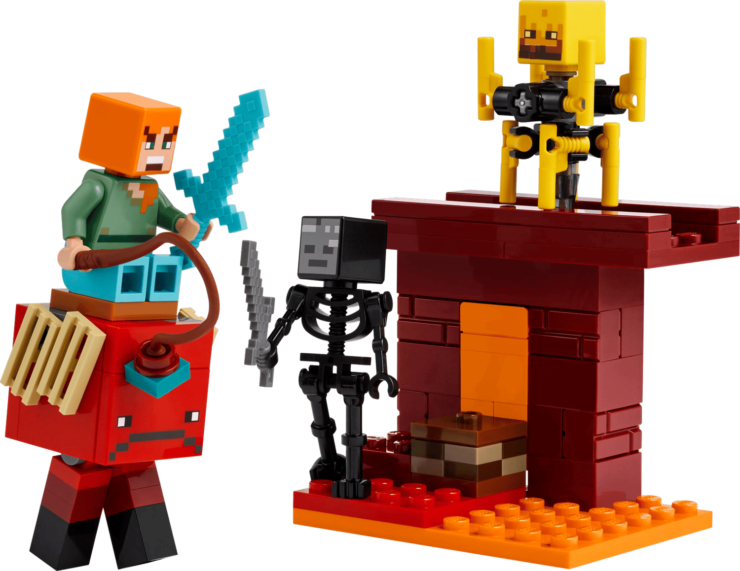 Lego 21266 Minecraft The Nether Lava Battle