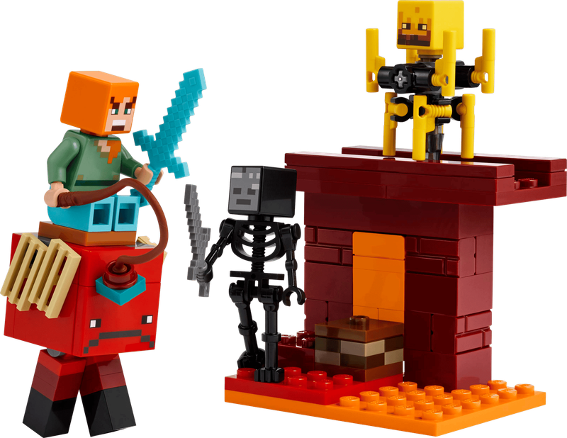 Lego 21266 Minecraft The Nether Lava Battle