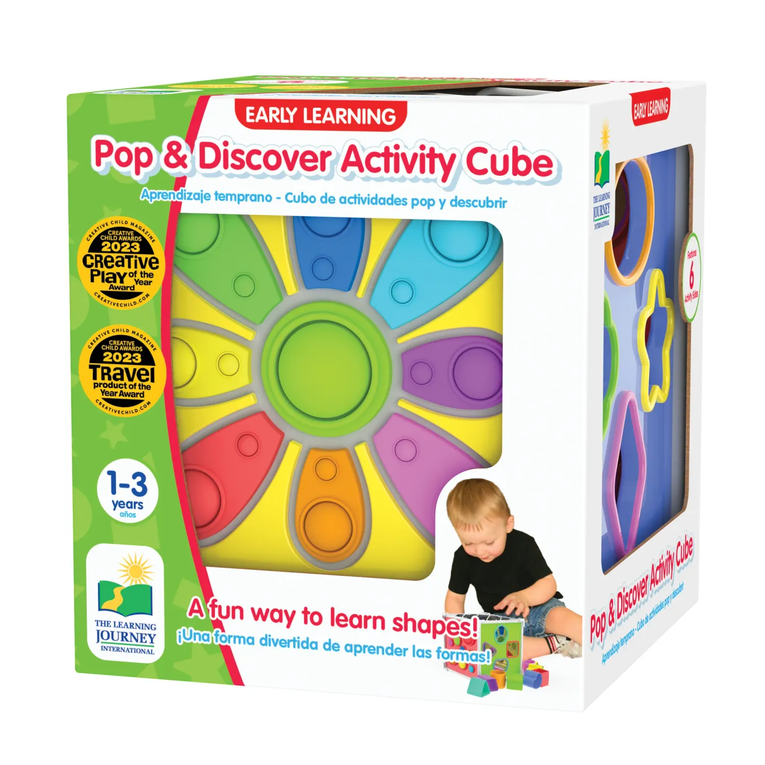 Pop and Discover Activity Cube