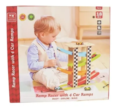Ramp Racer with 4 Car Ramps