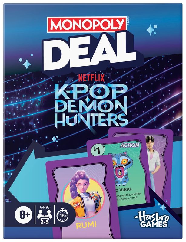 Monopoly Deal K Pop Demon Hunters