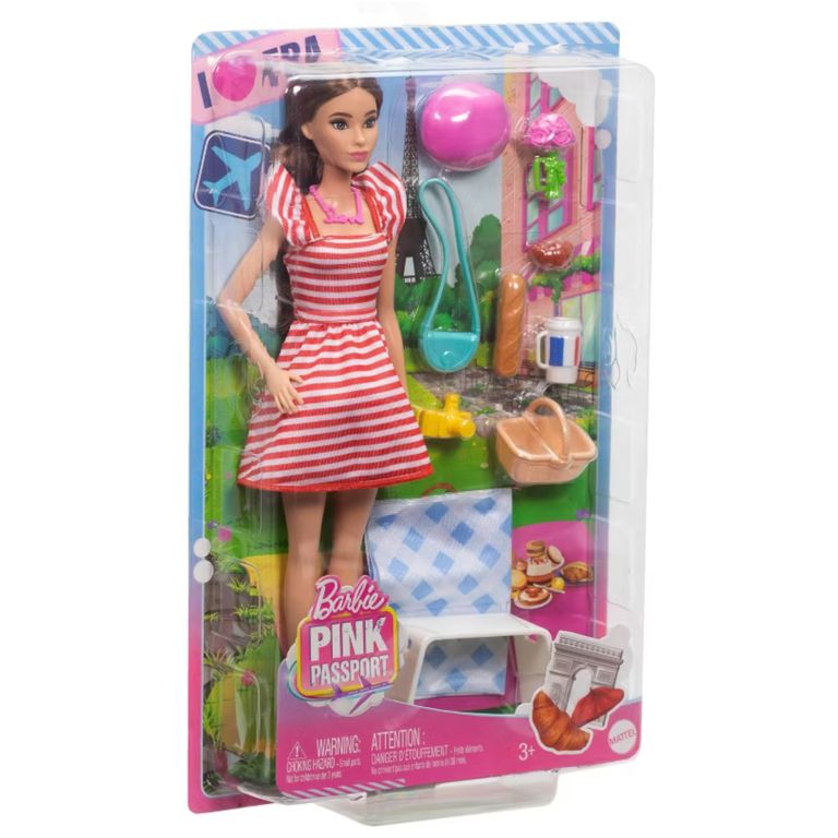 Barbie Pink Passport Doll Variety