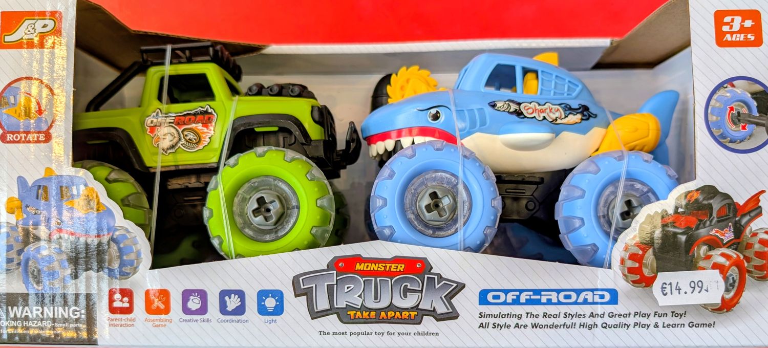 Monster Truck Take Apart set