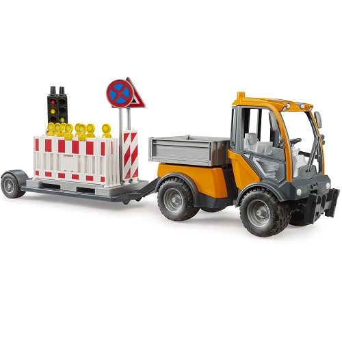 Bruder 2693 Vario Car Tipping Body with Safety Trailer