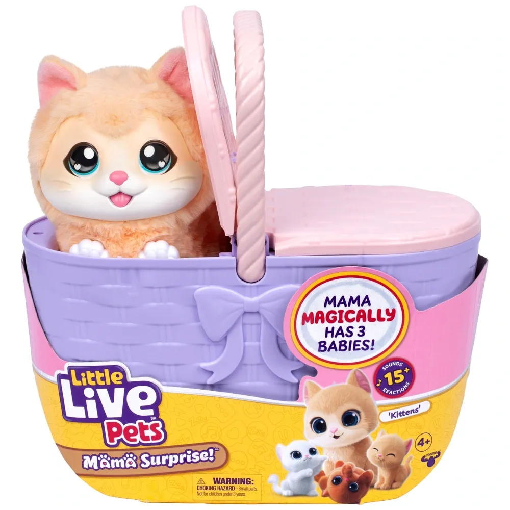 Little Live Pets Mama Surprise Kitty Playset