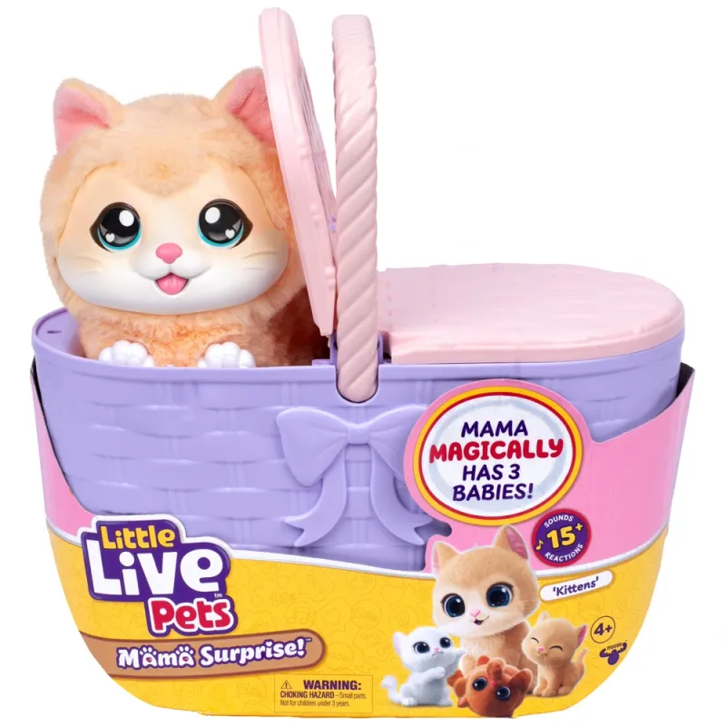 Little Live Pets Mama Surprise Kitty Playset