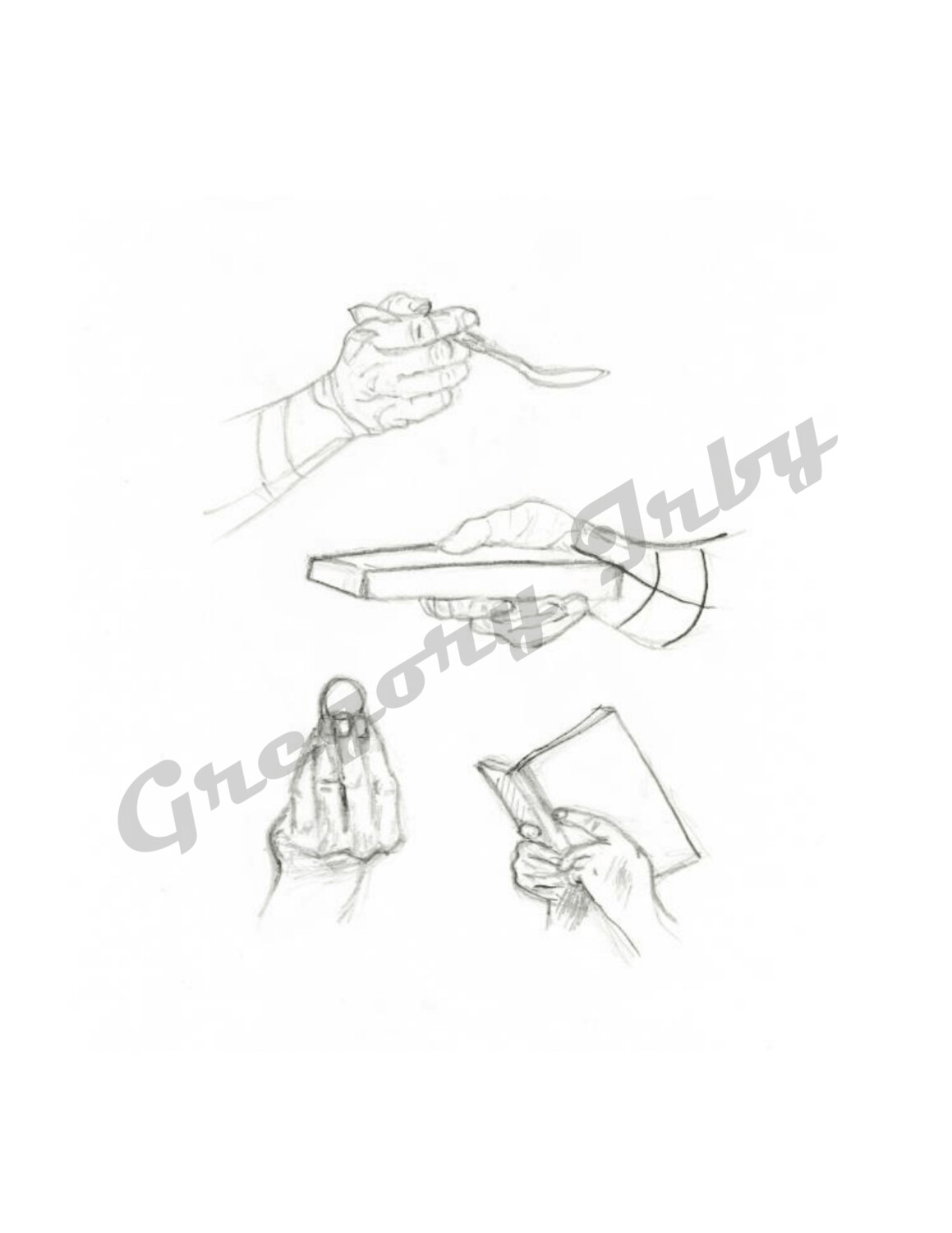 A Reference E-Book Guide To Drawing Contoured Hands