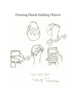 A Reference E-Book Guide To Drawing Contoured Hands