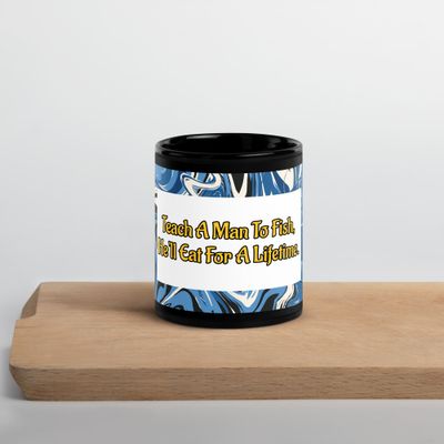 Black Glossy Mug
