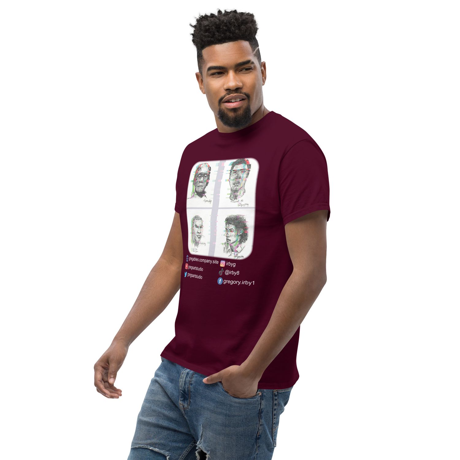 Famous Hollywood Monsters Tee-Shirts
