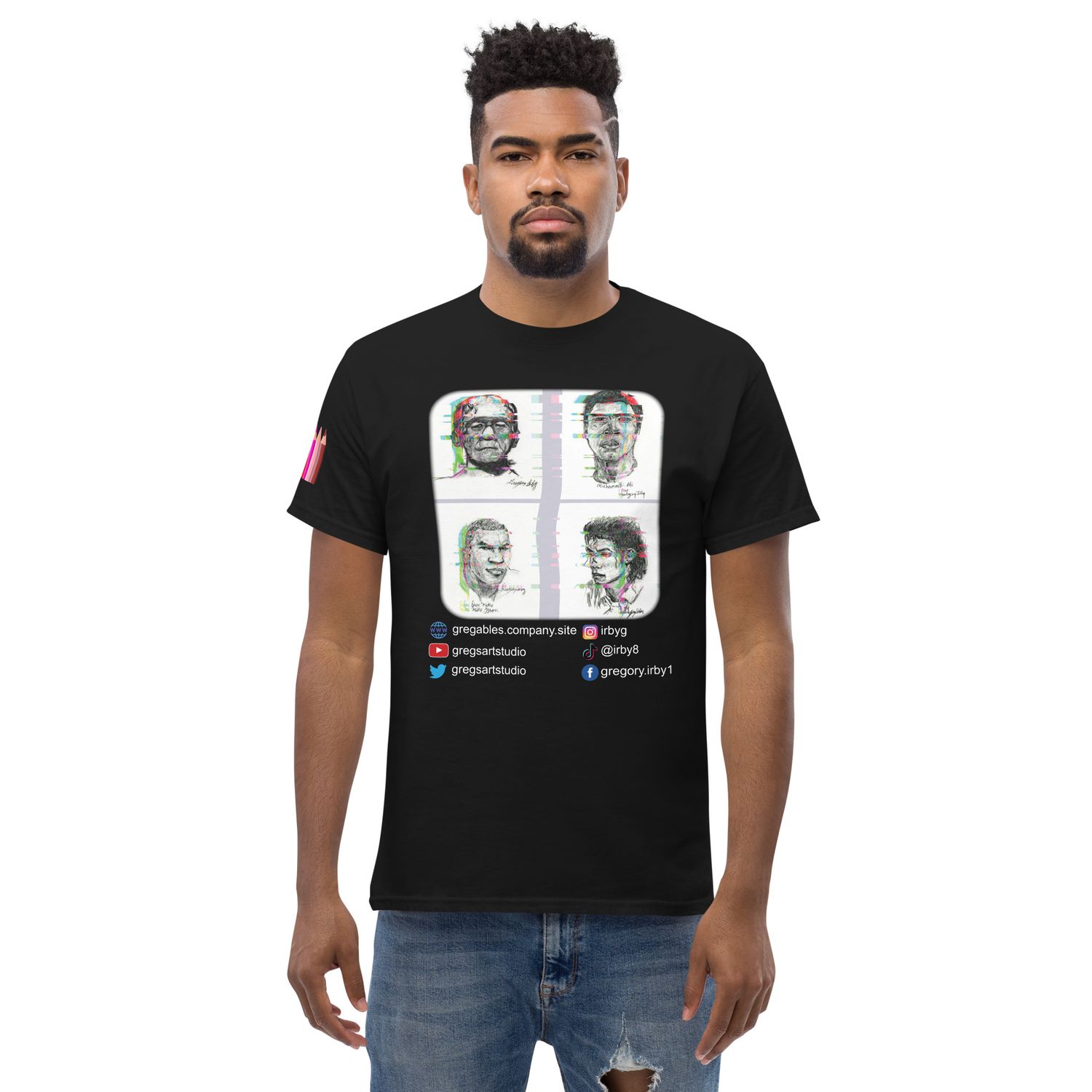 Famous Hollywood Monsters Tee-Shirts