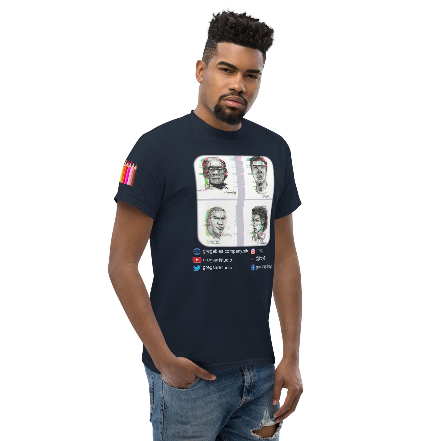 Famous Hollywood Monsters Tee-Shirts
