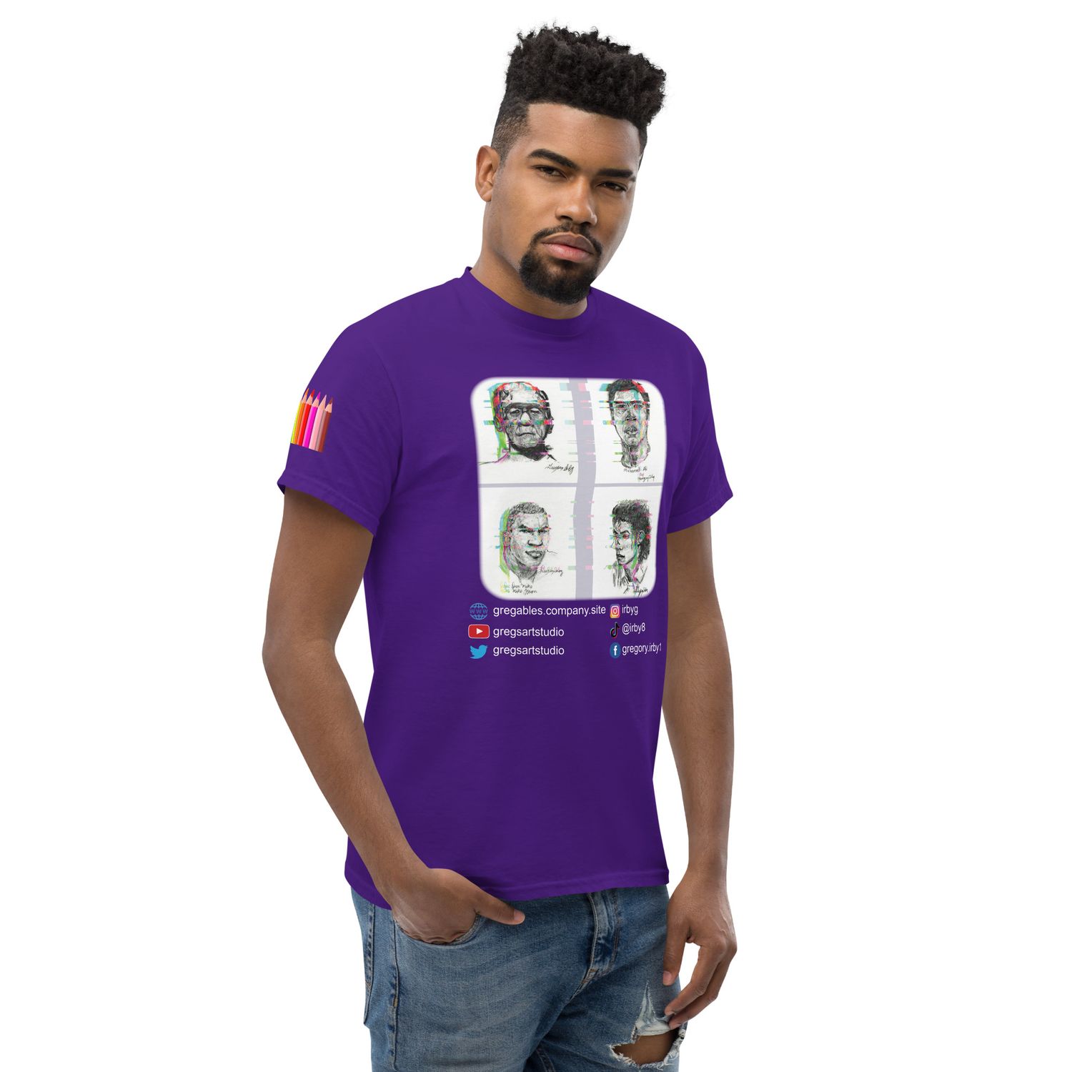 Famous Hollywood Monsters Tee-Shirts