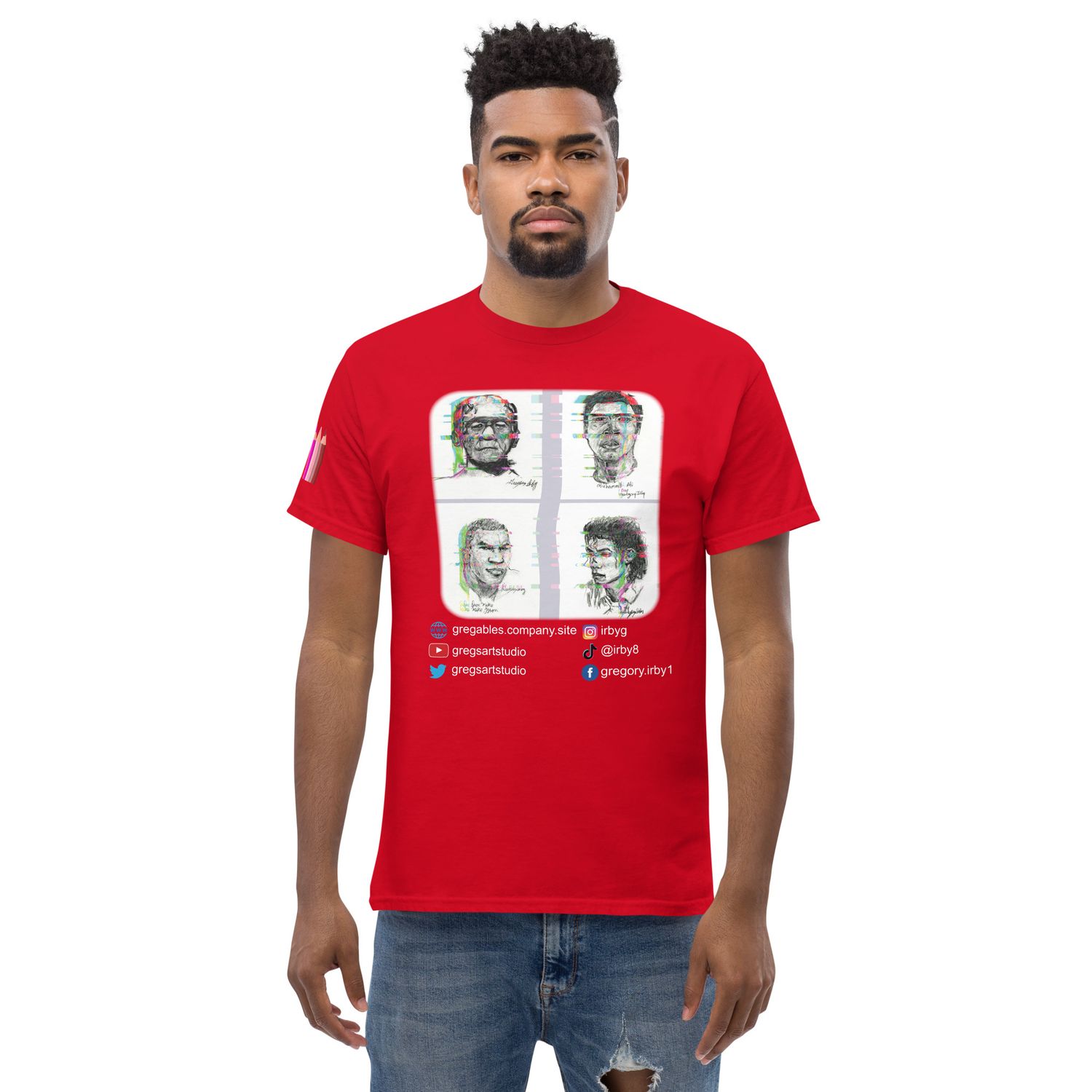 Famous Hollywood Monsters Tee-Shirts