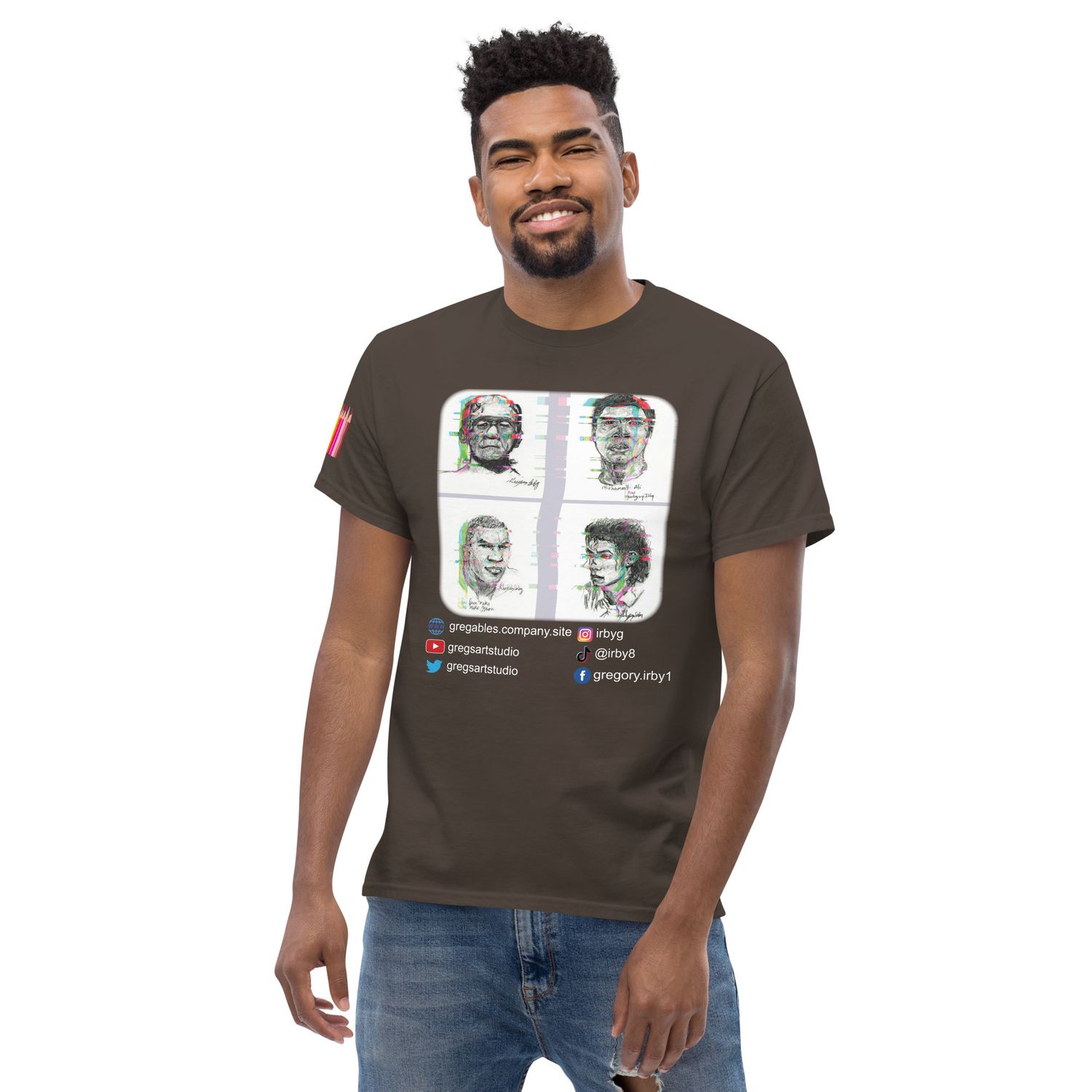 Famous Hollywood Monsters Tee-Shirts
