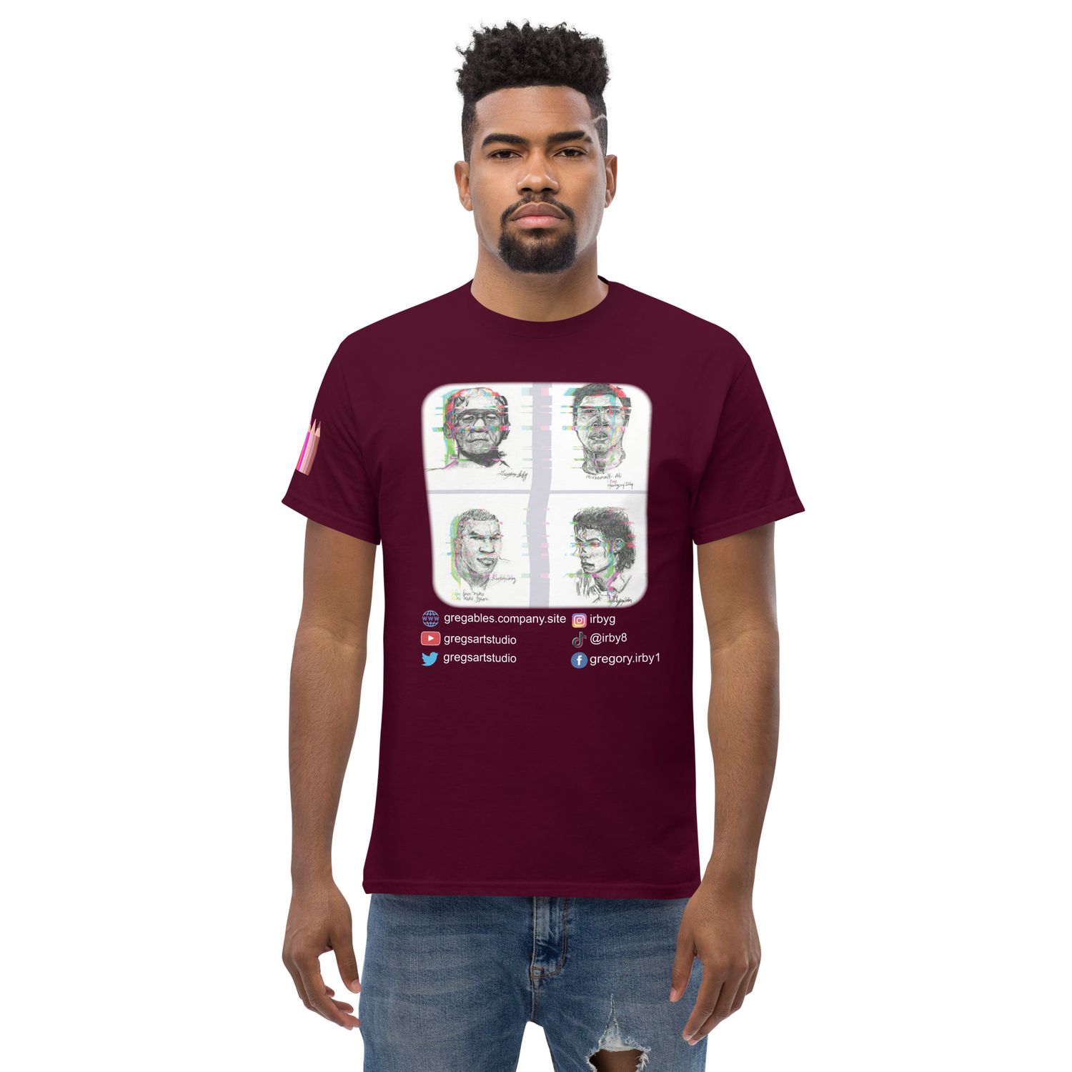 Famous Hollywood Monsters Tee-Shirts