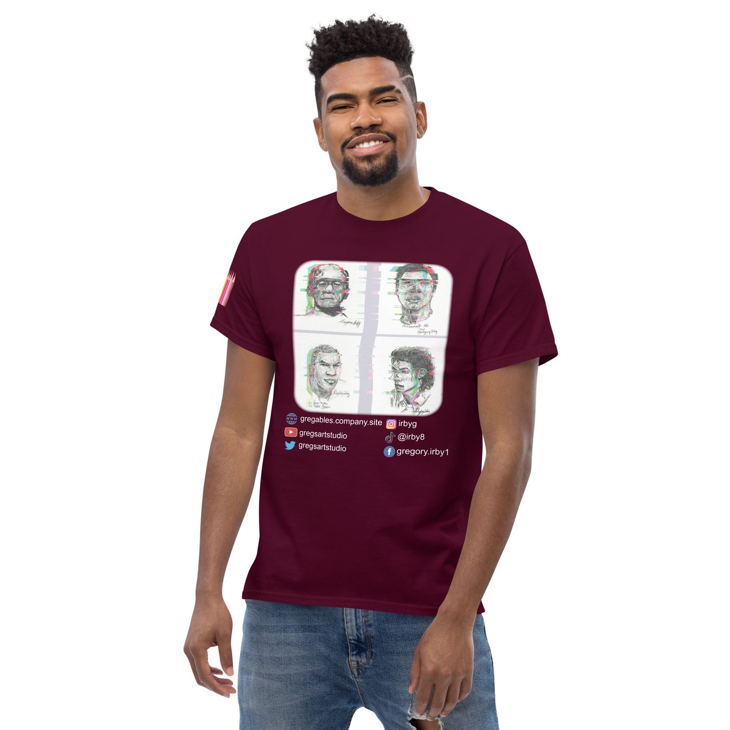 Famous Hollywood Monsters Tee-Shirts