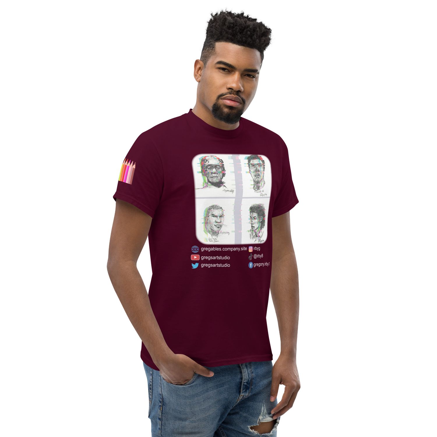 Famous Hollywood Monsters Tee-Shirts