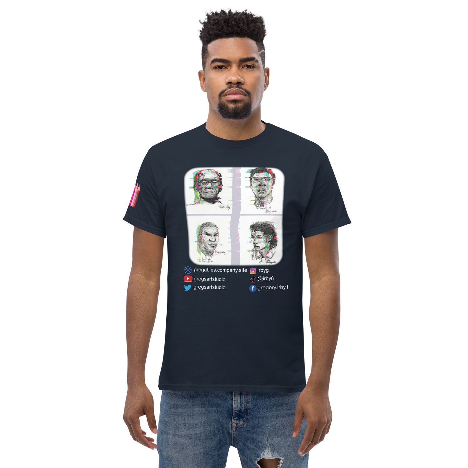 Famous Hollywood Monsters Tee-Shirts