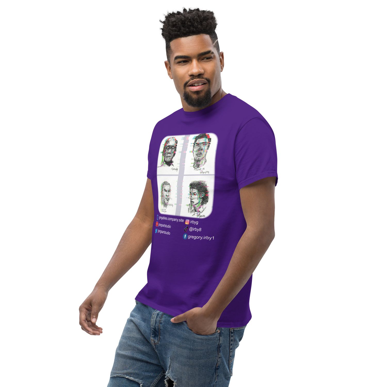 Famous Hollywood Monsters Tee-Shirts