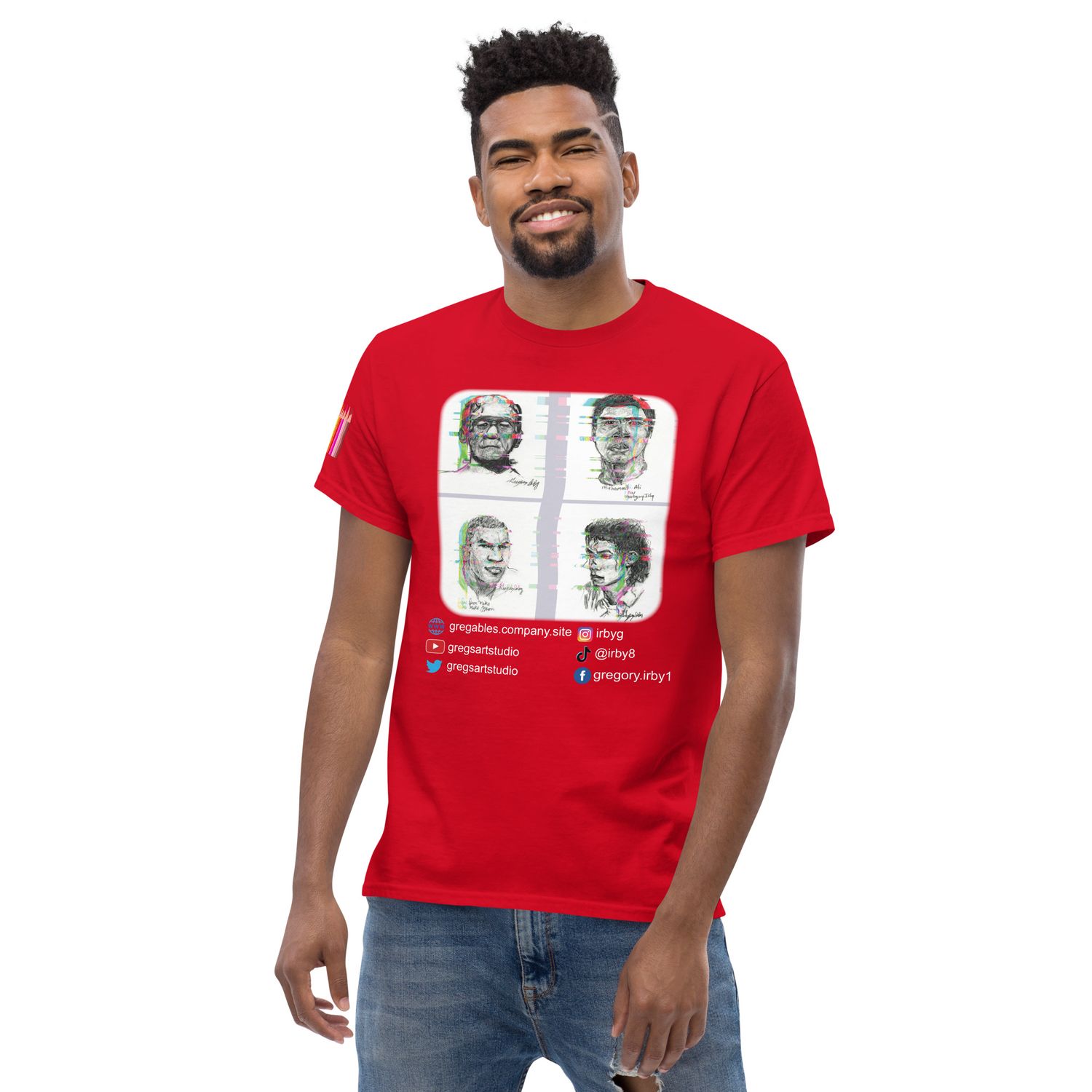 Famous Hollywood Monsters Tee-Shirts