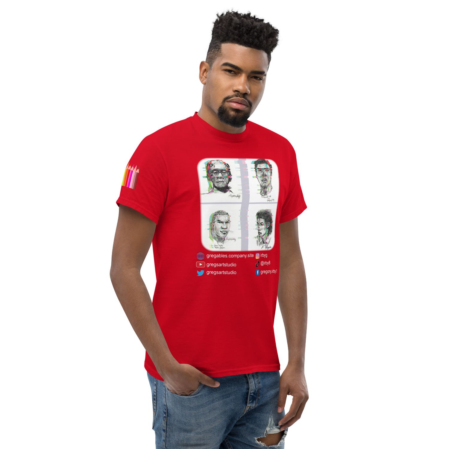 Famous Hollywood Monsters Tee-Shirts
