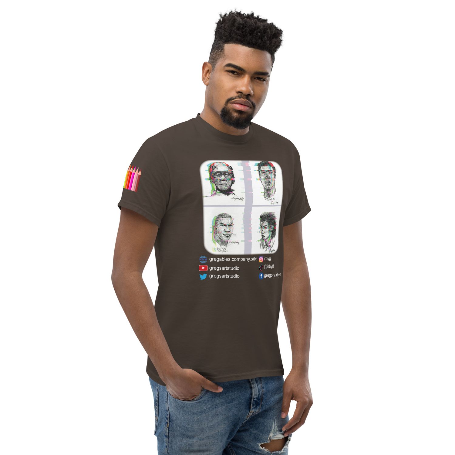 Famous Hollywood Monsters Tee-Shirts
