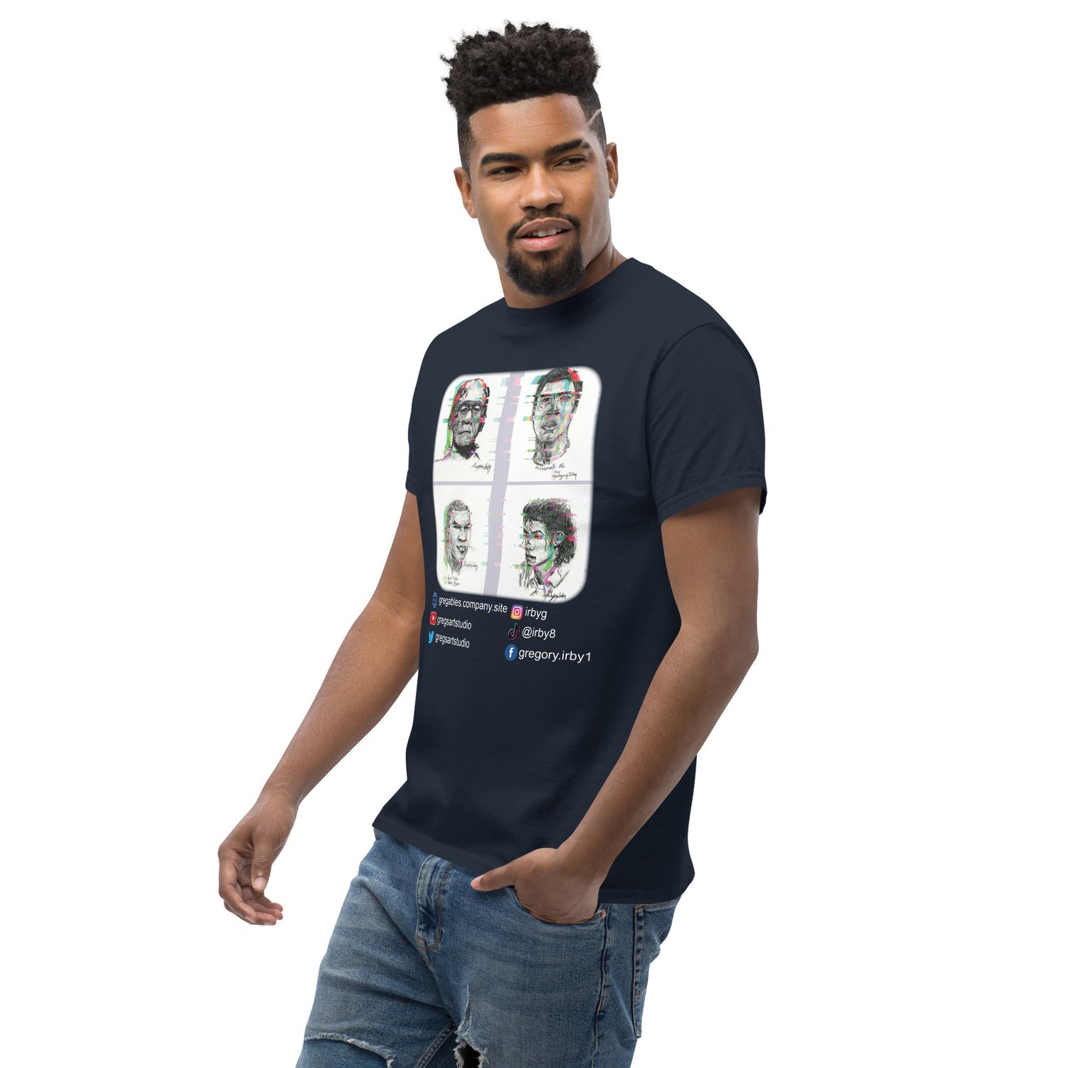 Famous Hollywood Monsters Tee-Shirts