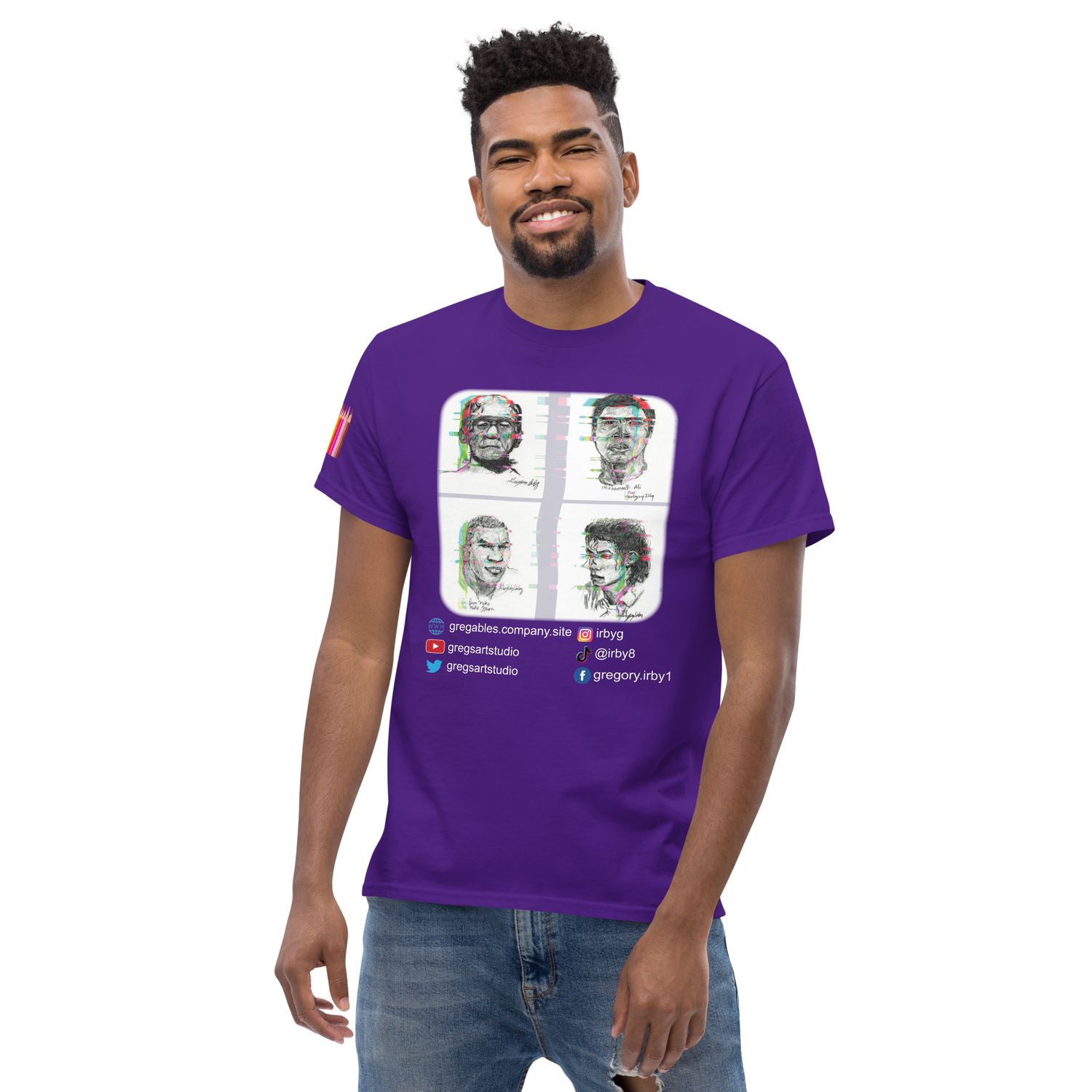 Famous Hollywood Monsters Tee-Shirts