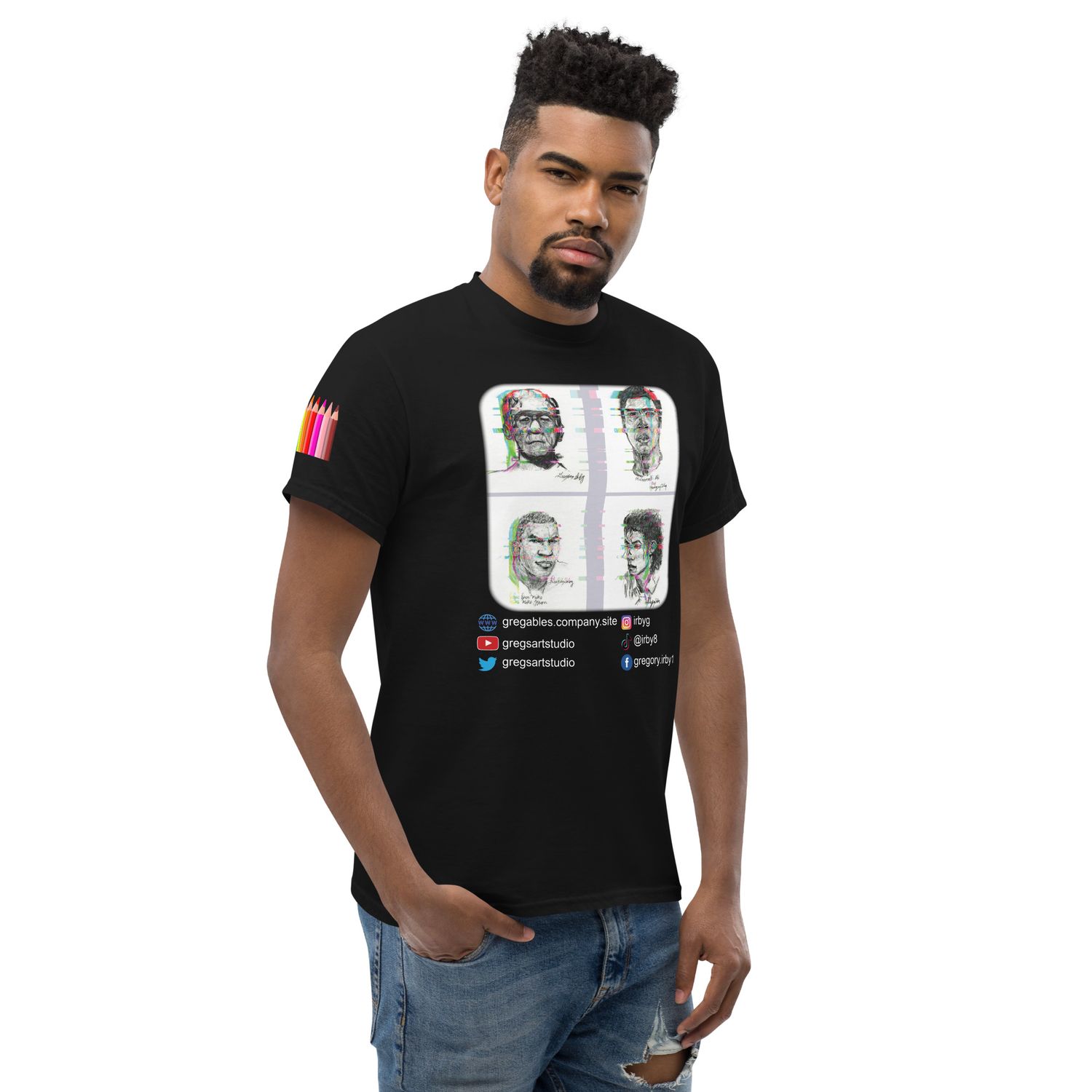 Famous Hollywood Monsters Tee-Shirts