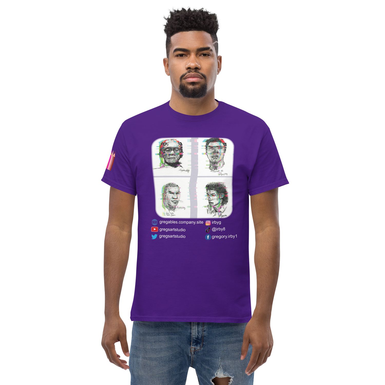 Famous Hollywood Monsters Tee-Shirts