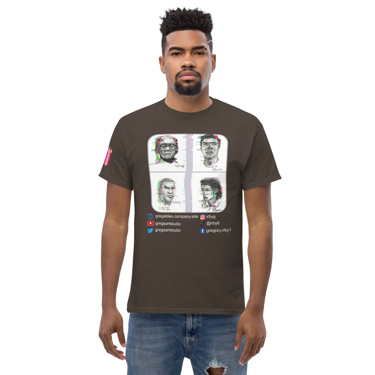 Famous Hollywood Monsters Tee-Shirts