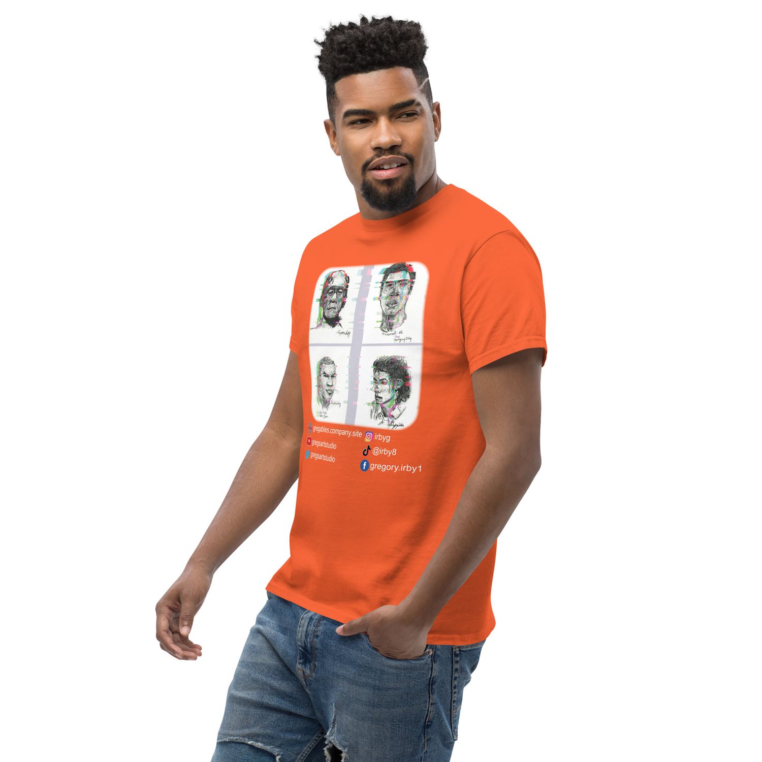 Famous Hollywood Monsters Tee-Shirts