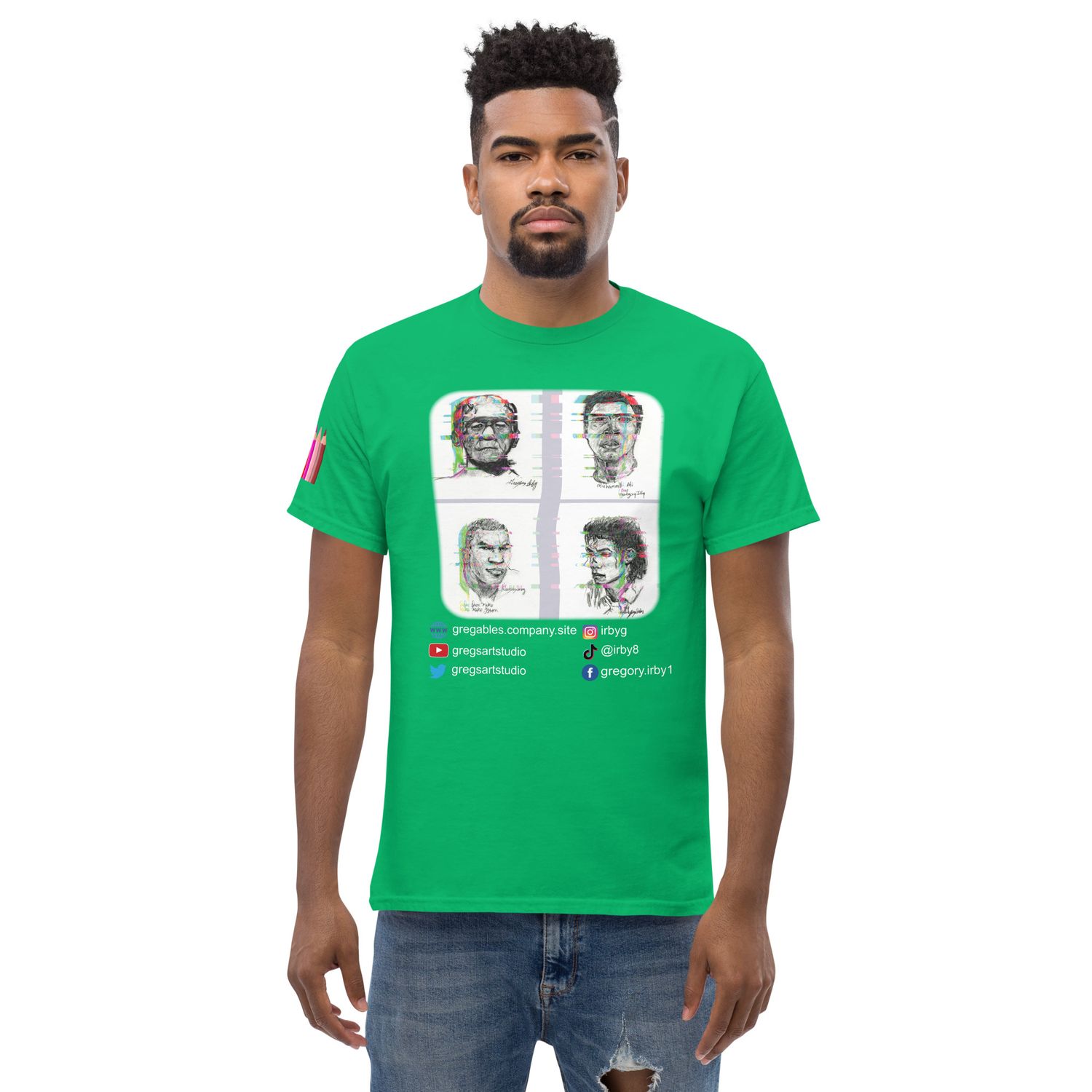 Famous Hollywood Monsters Tee-Shirts