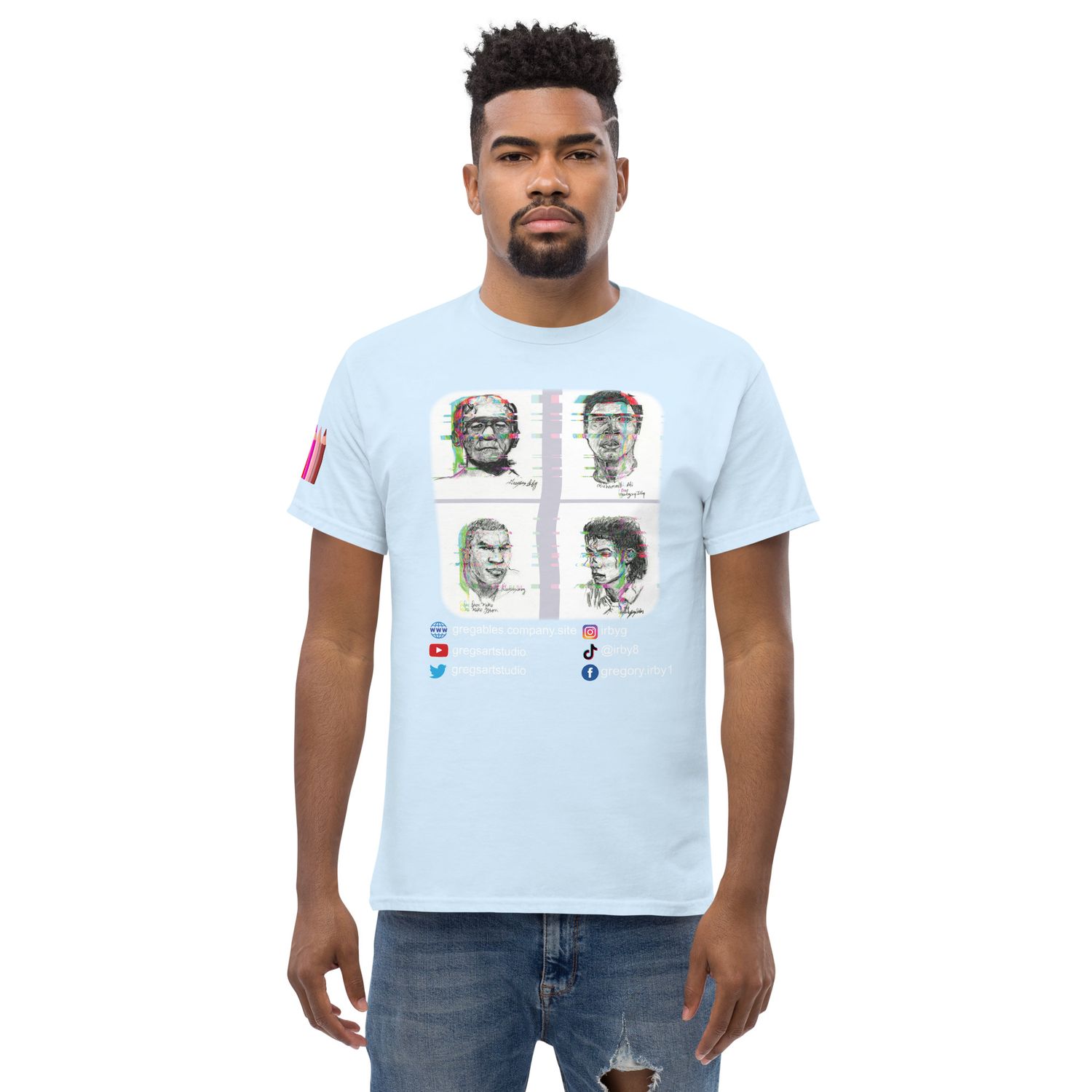 Famous Hollywood Monsters Tee-Shirts